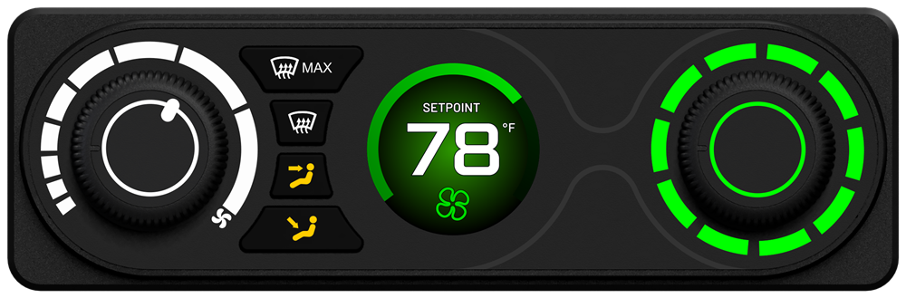 painel de controle automotivo TFT